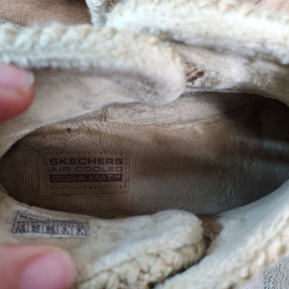 Skechers Shoes Womens Size 8 Joy Rosewood Tan Suede Faux Fur Lined Ankle Boot - Picture 2 of 9